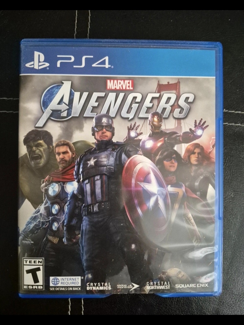 PS4 Marvel Avengers Video Game – Blue Case